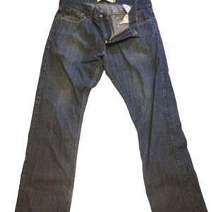Levi's slim straight bootcut distressed jeans. Lot 514. 5 pocket